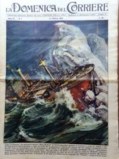 La Domenica del Corriere 15 Febbraio 1959 Titanic Hedtoft Cardinale Fumo Lewis