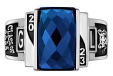 Anello uomo rettangolare - anello,