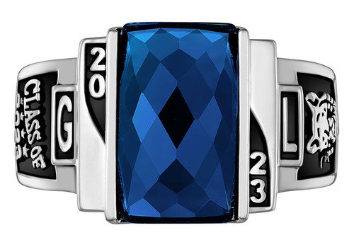 Anello uomo rettangolare - anello,