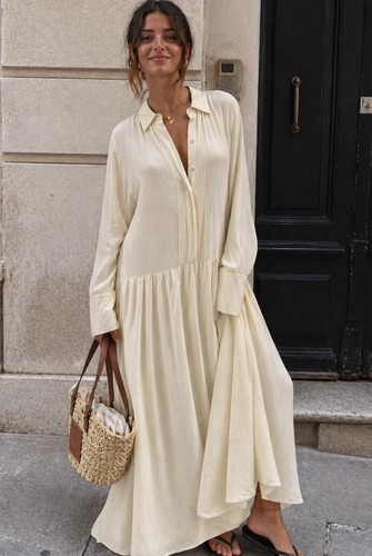 Abito camicia floreale - abito,