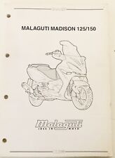 MANUALE D'OFFICINA MALAGUTI MADISON 125/150