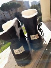 Stivaletti Da Donna Invernali Neri Imbottiti Internamente