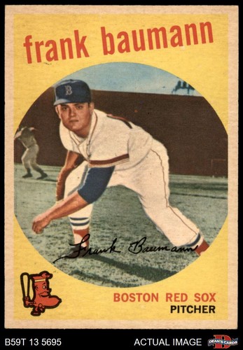 1959 topps 161 - frank, baumann