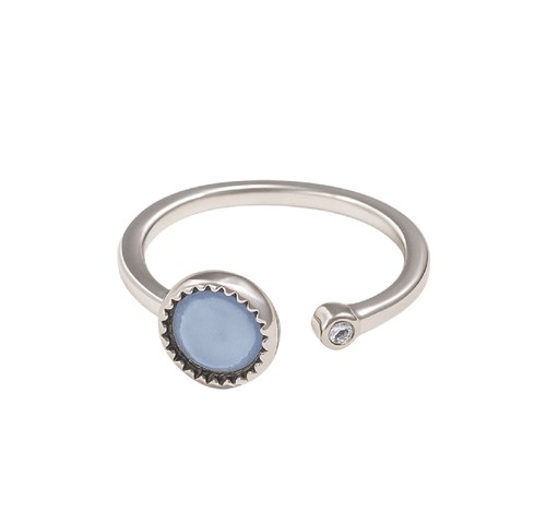 Anello aperto con pietra