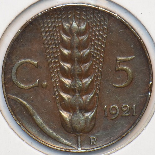 Italia 1921 centesimi - r, 5