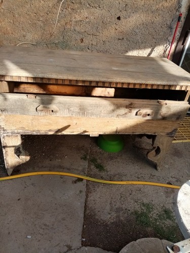 Cassapanca legno antica - legno, di