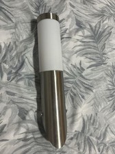 APPLIQUE INCLINATA LAMPADA DA PARETE PER ESTERNI ACCIAIO IMPERMEABILE ip65