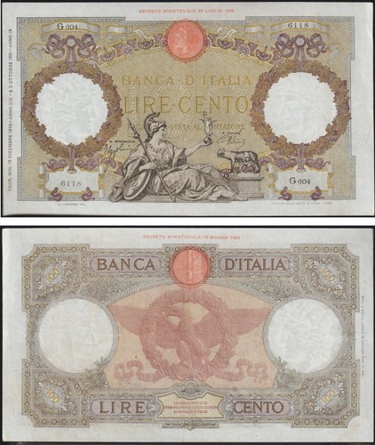 100 lire aquila - 100, romana
