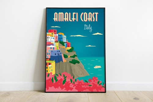 Poster viaggio costiera - viaggio,