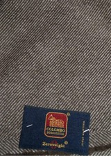 Lanificio Colombo Taglio giacca 2,3 mt Lana angora Marrone Made in Italy