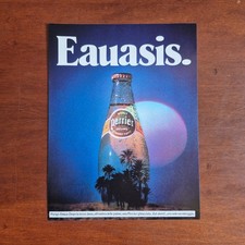 1985 Acqua Perrier Eauasis - Original AD Advertising Pubblicità Vintage