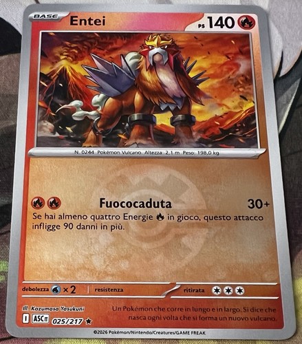 Carta pokemon ascesa - carta,