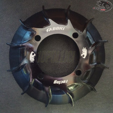 Ventola FABBRI RACING  per accensione elettronica POLINI, alluminio rdp, nero an