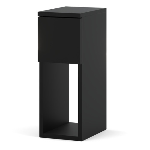 Comodino stretto 20cm nero - comodino,