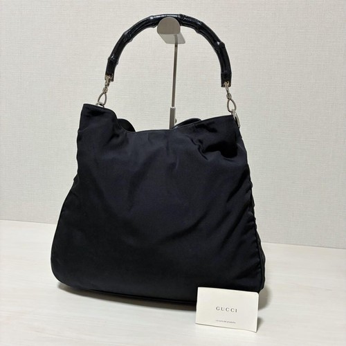 Borsa tracolla gucci bambù - a,