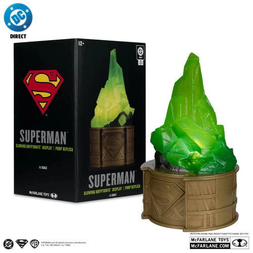 Superman kryptonite display - superman, kryptonite 