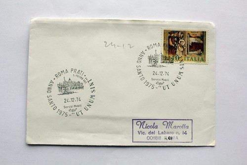 Cartolina commemorativa anno - cartolina,