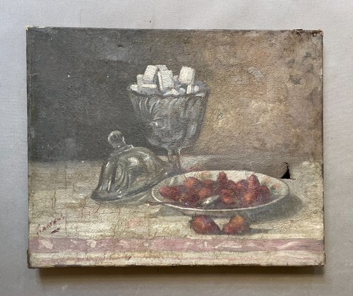 Fragole zucchero olio su - fragole, e