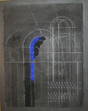 Walter Valentini - OPERA UNICA -  "La Città del Sole", cm. 85 X 68, Anno 1986