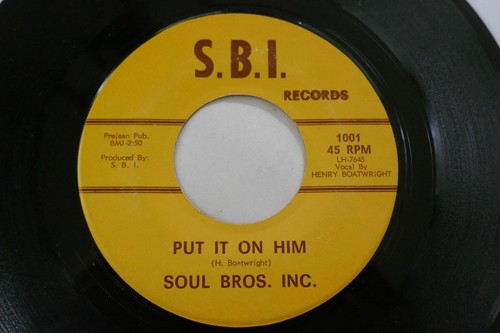 Soul bros inc rpm - 45, record