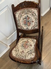 Sedia a dondolo vintage