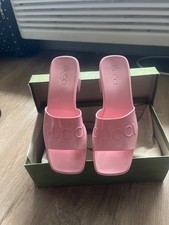 Sandali Gucci gomma logo