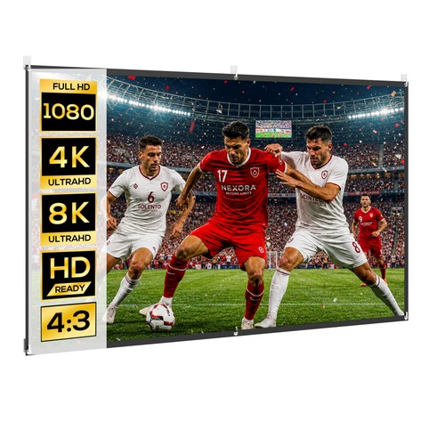 Homcom telo proiettore 120 - homcom, 120"