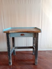 Banco da lavoro vintage industriale anni 60 riadattato a piano lavoro cucina