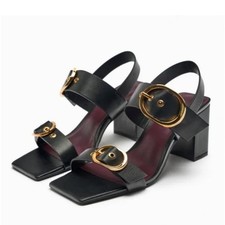 Zara Elegant Black Heeled