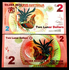 Australia 2 Lunar Dollars