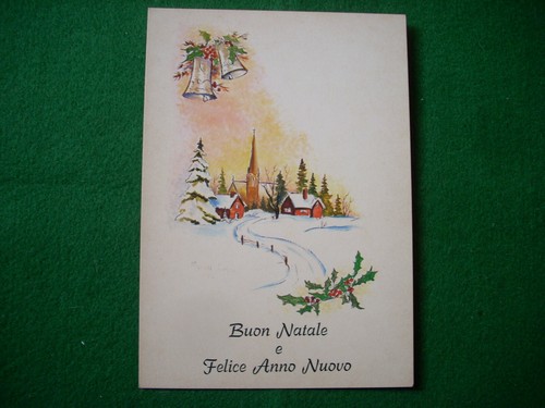 Cartolina vintage buon - cartolina,