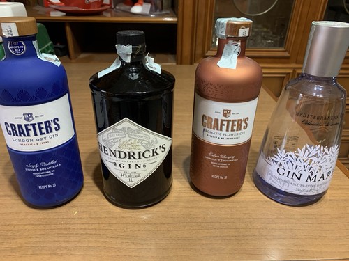 Bottiglie gin vuote - bottiglie,