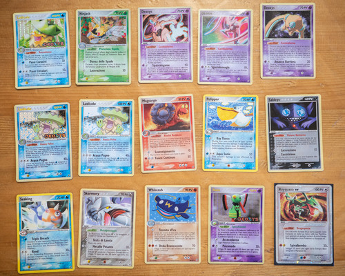 Lotto carte pokemon - 15, serie