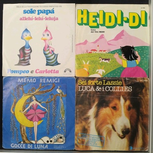 Lotto dischi giri sigle - dischi,