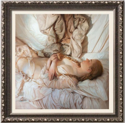 Original nude woman female - original,