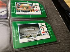 Italia schede Telefoniche stadi ROMA e BOLOGNA usate magnetizzate