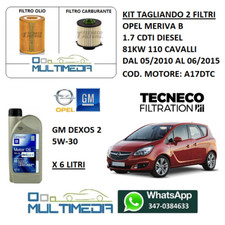TAGLIANDO 2 FILTRI E 6LT OLIO