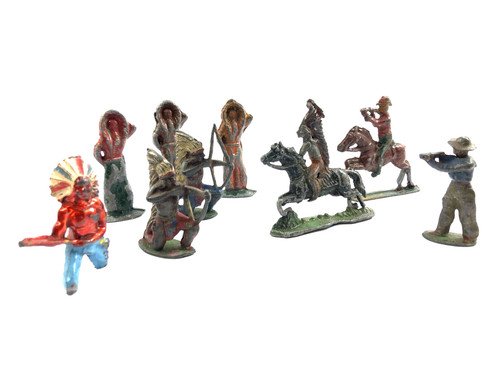 Set pezzi vintage cowboys - pezzi, &
