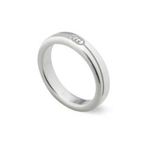 Gucci tag cross band ring - cross, gg
