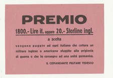 volantino premio sterline