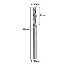 Fresa a spirale a taglio diametro 1/8" punta fresa CNC per router - gambo 1/8"