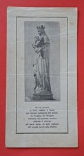 Rara immagine della Madonnina del Grappa dopo la mutilazione subìta in guerra