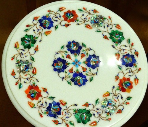 Tavolino marmo bianco - tavolino, 12"