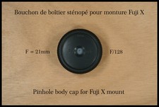 Bouchon modifié sténopé /