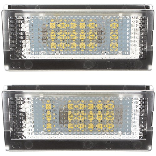 Coppia luce luci targa - 2x,