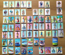 FIGURINE POPOLI/CONTINENTI/COSTUMI TUTTO IL MONDO - RECUPERATE 59 - DA 301 a 368