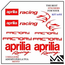KIT ADESIVI stickers decal APRILIA DORSODURO FACTORY 750 900 1200 COLORE ROSSO