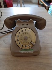 Telefono fisso vintage a disco