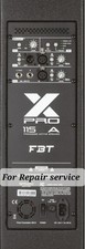 Servizio riparazione modulo amplificatore FBT XPRO 115A. Leggi descrizione.