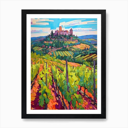 Quadro montalcino italia - quadro,